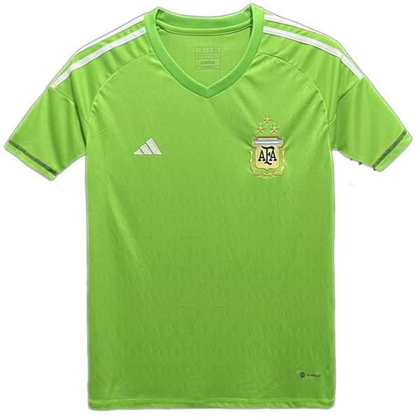 Argentina goalkeeper jersey soccer uniform men's green football kit tops sport shirt 2023-2024